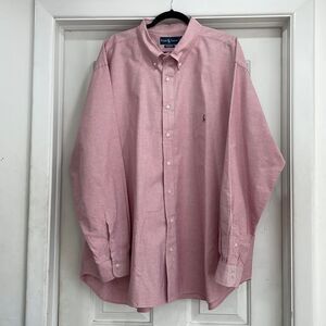 Ralph Lauren Men’s Big and Tall Classic Oxford Shirt Size 3XB cotton